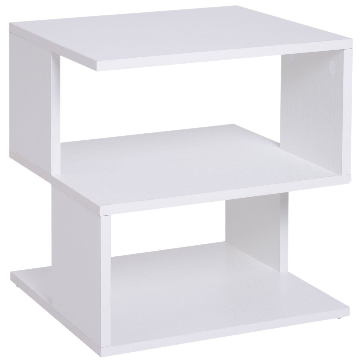 Light Nightstand - Slim Bedside Stand for Small Spaces