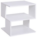 Light Nightstand - Slim Bedside Stand for Small Spaces
