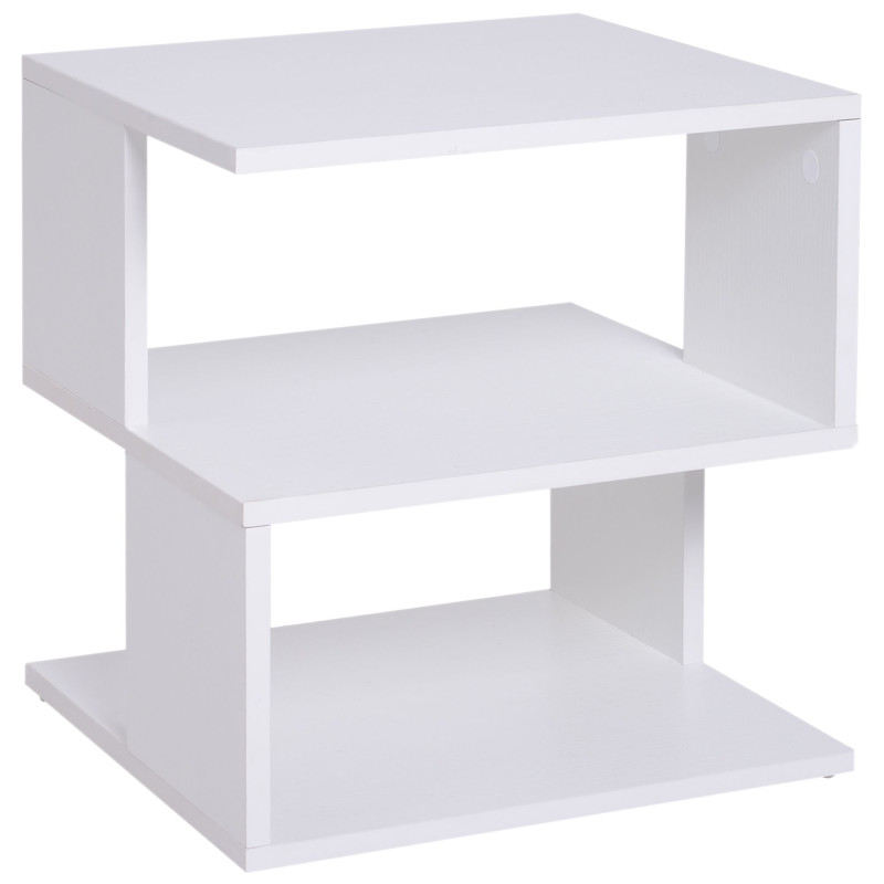 Light Nightstand - Slim Bedside Stand for Small Spaces
