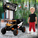 Qaba 12V Kids Ride On Car with Remote Control, Battery Powered Electric UTV with Spring Suspension for Aged 3-5 Years, Orange