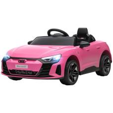 12V Electric Ride-On Toy Car with Remote Control, 3.1 MPH, Suspension System, Working Horn, Pink