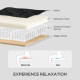 L Shape Sofa, Modern Sectional Couch with Changeable Chaise Lounge, Wooden Legs, Corner Sofa for Living Room, Black