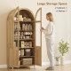 Arched Kitchen Pantry Cabinet, 71