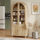 Arched Kitchen Pantry Cabinet, 71