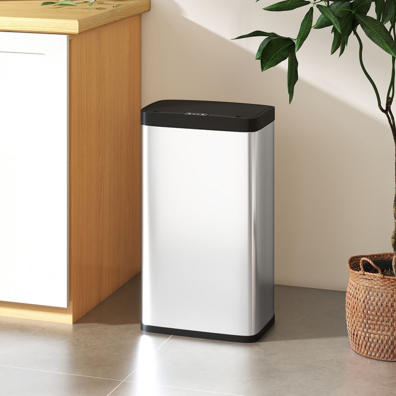 12 Gallon Sensor Trash Can Soft Close