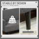 Modern Couch, 3 Seater Sofa, Corduroy Loveseat with Rubberwood Legs and Extra-Wide Seat, Grey
