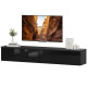 Wall Mounted TV Stand, Floating TV Cabinet with Storage, for TVs up to 70