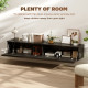 Wall Mounted TV Stand, Floating TV Cabinet with Storage, for TVs up to 70