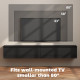 Wall Mounted TV Stand, Floating TV Cabinet with Storage, for TVs up to 70