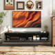 Wall Mounted TV Stand, Floating TV Cabinet with Storage, for TVs up to 70