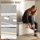 Shoe Storage Bench with Flip Drawer and Lift Top Storage, Entryway Bench with Seat Cushion for Hallway, White