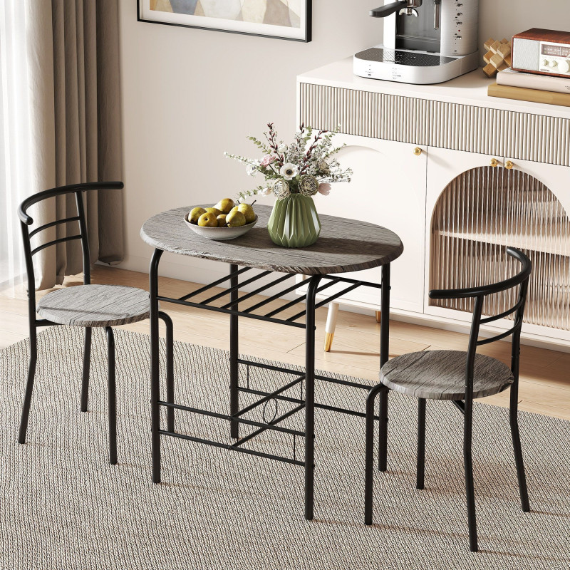 Dining Table Set of 3, 31.5