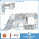 Qaba 7-in-1 Toddler Slide, Kids Slide Climber Playset with Playhouse and Basketball Hoop for 1-4 Years, Grey