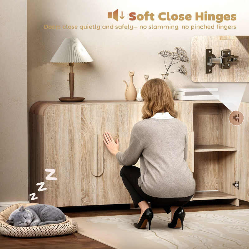 Sideboard Buffet Cabinet, 62