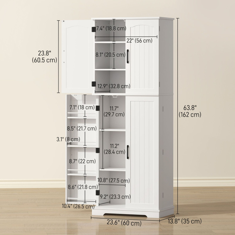 Tall Pantry Cabinet, 64