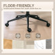 Criss Cross Chair with Flip-up Armrests, Wheels, Wide Office Chair with Adjustable Height, Tilting, Grey