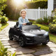 Qaba Ride On Car for Kids, Licensed Ford Mustang Mach-E 12V Electric Car with Remote Control, LED Light, Music, Black