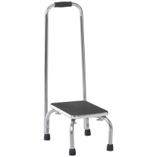 Step Stool with Handle for Adults and Seniors, Heavy Duty Metal Foot Step Stool for Elderly, Portable Stool with Anti-slip Design