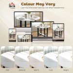 Folding Dining Table, Drop Leaf Table with Open Shelf, Rolling Kitchen Table for Dining Room, Small Spaces, White Marble