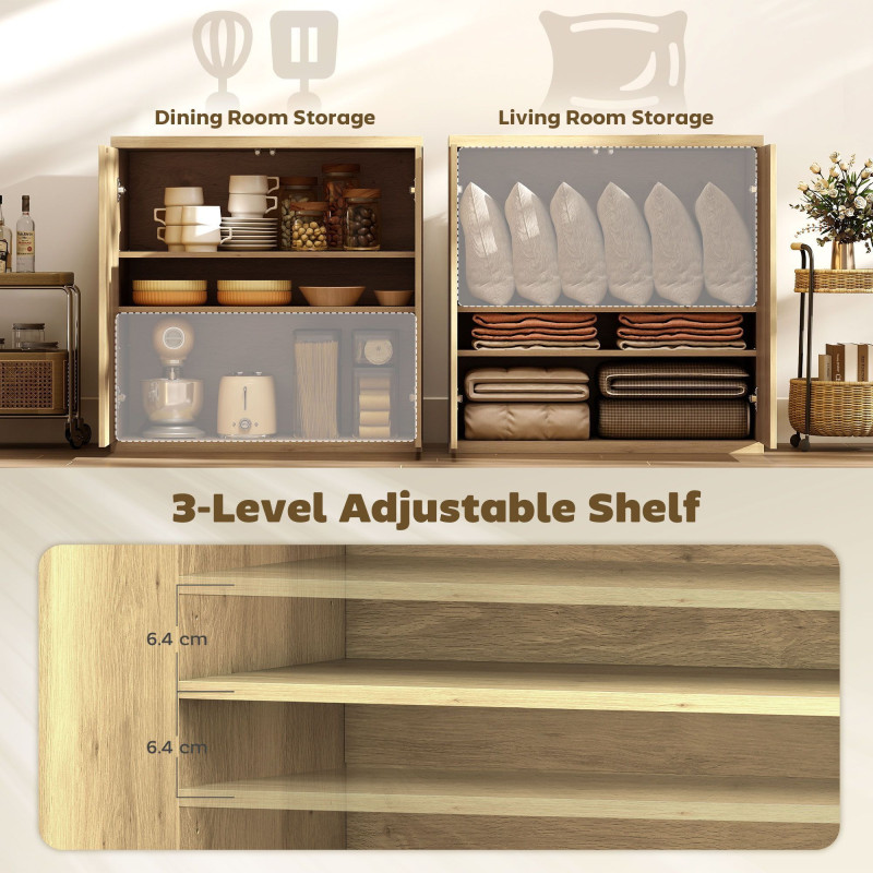 Sideboard Buffet Cabinet, 30.7