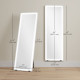LED Full Length Mirror, Standing Body Mirror with 3 Colour Lighting for Bedroom Living Room
