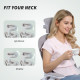 Ergonomic Office Chair, Swivel Desk Chair with Lumbar Support and Adjustable Height, Flip-up Armrests, Wheels, Black