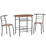 Dining Table Set of 3, 31.5