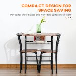 Dining Table Set of 3, 31.5