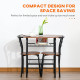 Dining Table Set of 3, 31.5