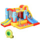 Bounce Castle Inflatable Trampoline Slide Pool Rocket Design 11.14' x 9.18' x 6.06'