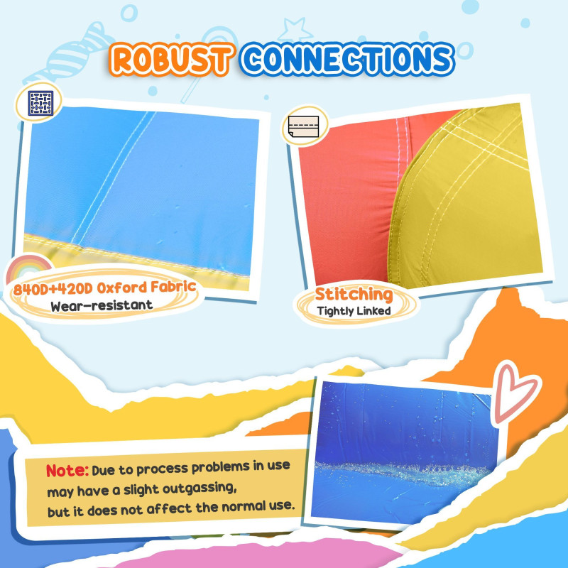 Bounce Castle Inflatable Trampoline Slide Pool Rocket Design 11.14' x 9.18' x 6.06'