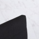 Modern Dining Chairs High Back Upholstered Linen Fabric with Metal Legs for Kitchen Black