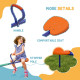 Kids Seesaw Swivel with 360 Degrees Rotating, Outdoor Playground Equipment for Backyard, Playground, Multicoloured