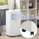 8000 BTU Portable Air Conditioner and Tower Fan Set, 344 Sq. Ft., 3-in-1 Portable AC Unit and Floor Fan with Timer On/off, Remote, Window Kits, White