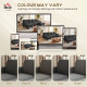 Sectional Sofa, U Shaped Couch with Double Chaise, Pillow-top Armrests and Spring Cushions, 2200lb Capacity, Dark Grey