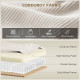Sectional Sofa, U Shaped Couch with Double Chaise, Pillow-top Armrests and Spring Cushions, 2200lb Capacity, Beige