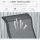 Patio Glider with Breathable Mesh Fabric, Outdoor Glider Chair, Garden Rocking Gliding Seat for Patio, Yard, Porch, Brown/Grey