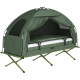 Hiking Tent Camping Bed Cot Combo Portable w/ Sleep Bag Mattress