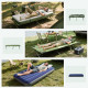 Hiking Tent Camping Bed Cot Combo Portable w/ Sleep Bag Mattress