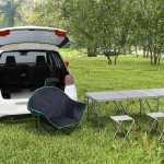 Foldable Camping Chair Padded Moon Saucer Chair with Carry Bag, Storage Pocket for Outdoor, Beach, Picnic, Hiking, Fishing, Travel