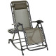 2 in 1 Adjustable Zero Gravity Reclining Lounge Chair Garden Recliner and Rocker Foldable Sun Lounger Napping Seat w/ Headrest & Tray Grey