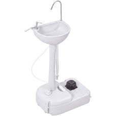 Portable Camping Sink Hand Wash Station with 17L Water Tank, Soap Dispenser and Towel Holder, for Outdoor Events