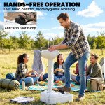 Portable Camping Sink Hand Wash Station with 17L Water Tank, Soap Dispenser and Towel Holder, for Outdoor Events