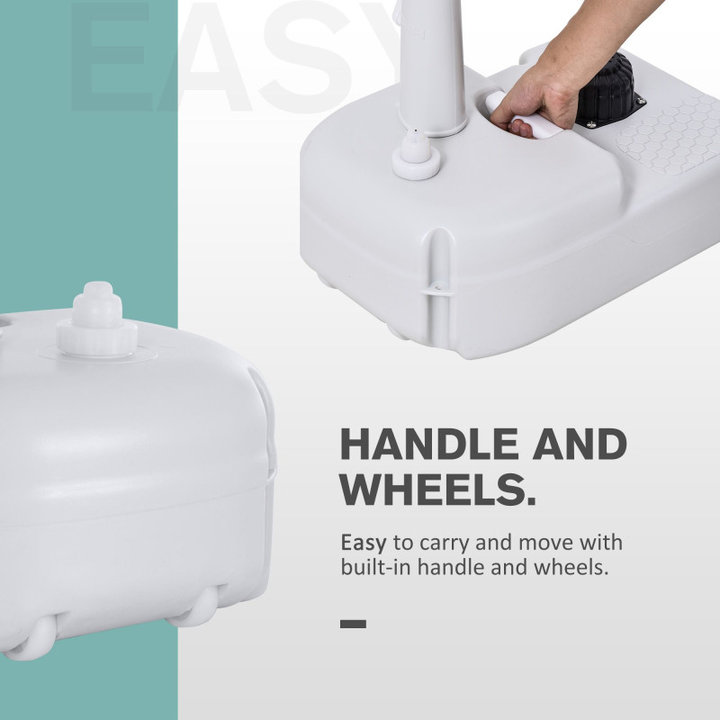 Portable Camping Sink Hand Wash Station with 17L Water Tank, Soap Dispenser and Towel Holder, for Outdoor Events