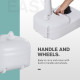 Portable Camping Sink Hand Wash Station with 17L Water Tank, Soap Dispenser and Towel Holder, for Outdoor Events