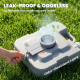 Outdoor Portable Travel Toilet Flushable Tank for Camping Boating Roadtripping 2.6 Gallon (10L)