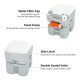 Outdoor Portable Travel Toilet Flushable Tank with Level Indicator  3 Way Pistol for Camping Boating Roadtripping 5.3 Gallon (20L)