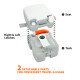 Outdoor Portable Travel Toilet Flushable Tank with Level Indicator  3 Way Pistol for Camping Boating Roadtripping 5.3 Gallon (20L)