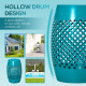 Steel Patio End Table for Indoor Outdoor