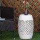 Steel Patio End Table for Indoor Outdoor
